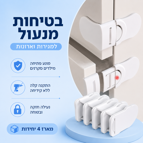 נעילת מגירות וארונות תרופות-securokid